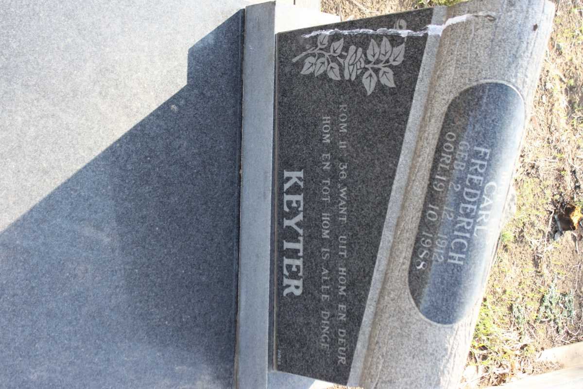 KEYTER Carl Frederich 1912-1988