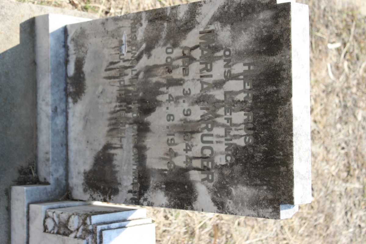 KRUGER Maria 1944-1946