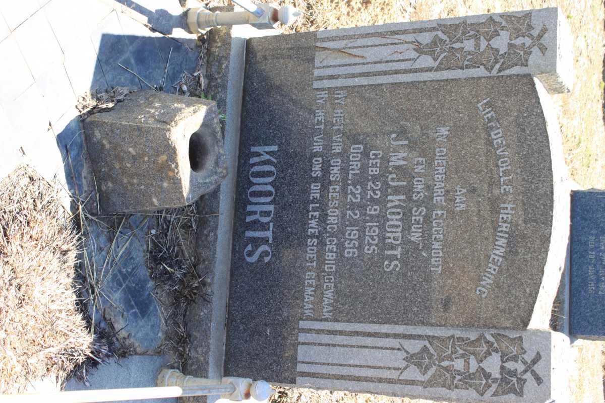 KOORTS J.M.J. 1925-1956