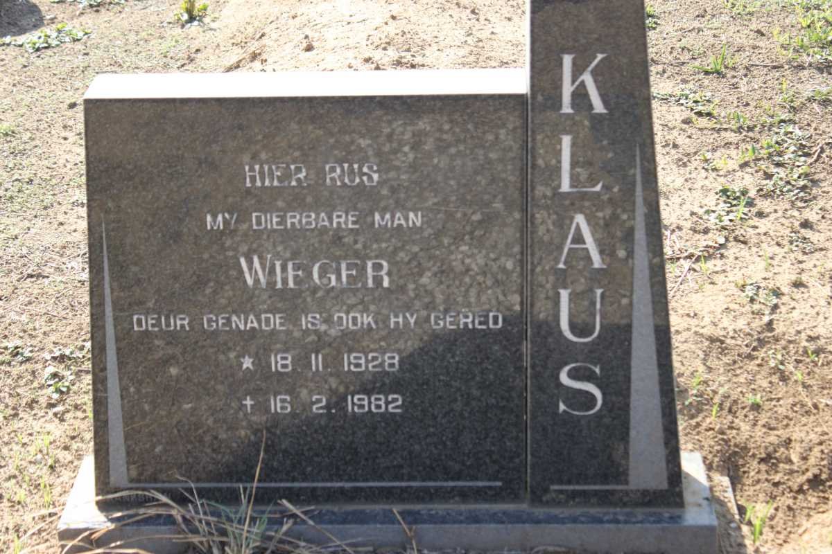 KLAUS Wieger 1928-1982