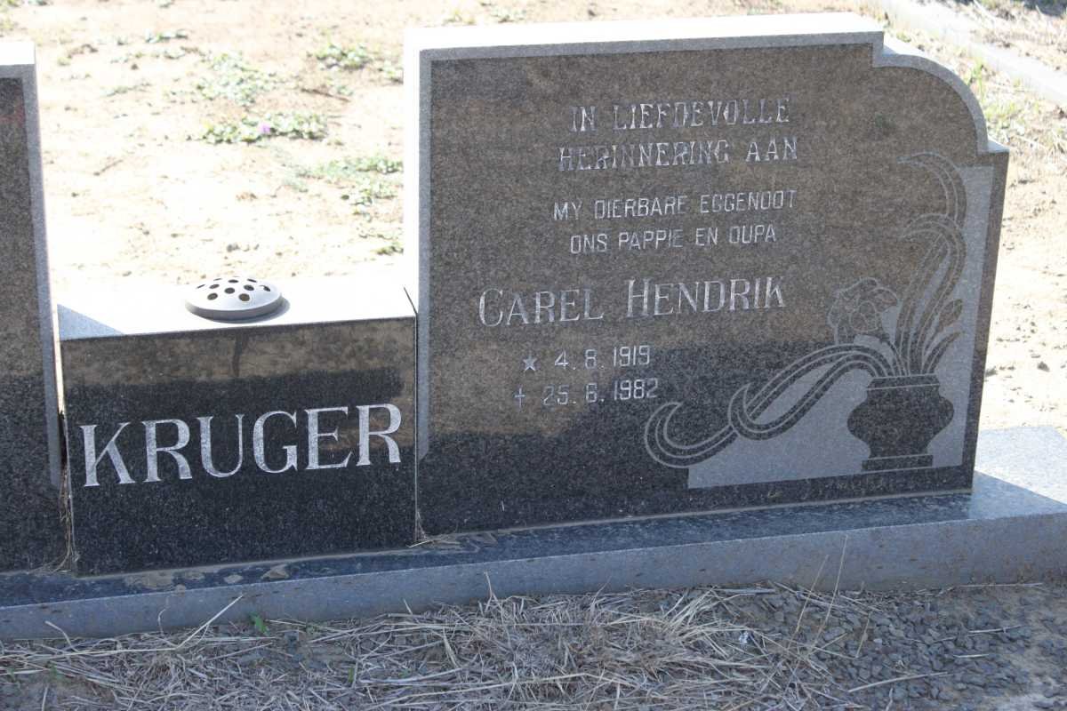 KRUGER Carel Hendrik 1919-1982 