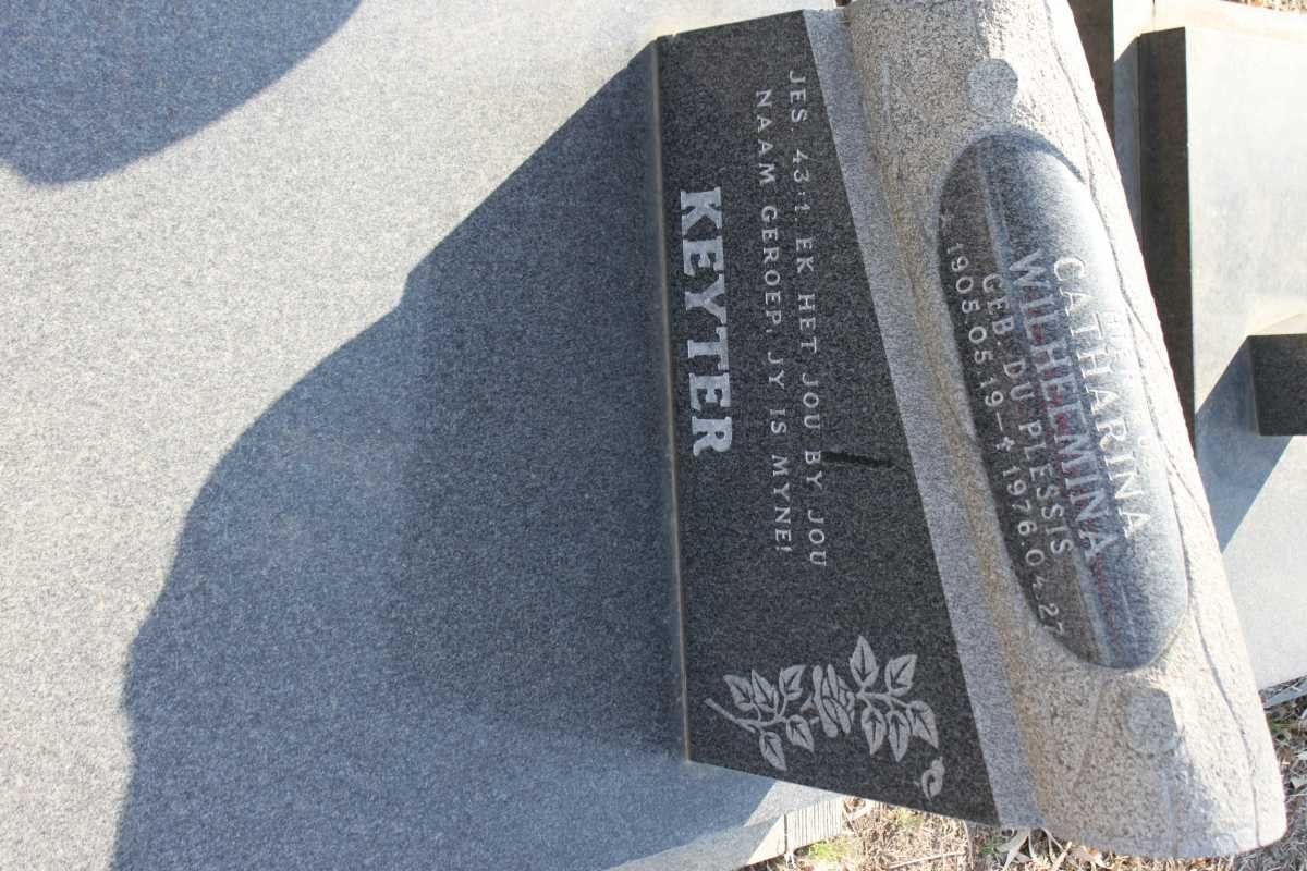 KEYTER Catharina Wilhelmina 1905-1976