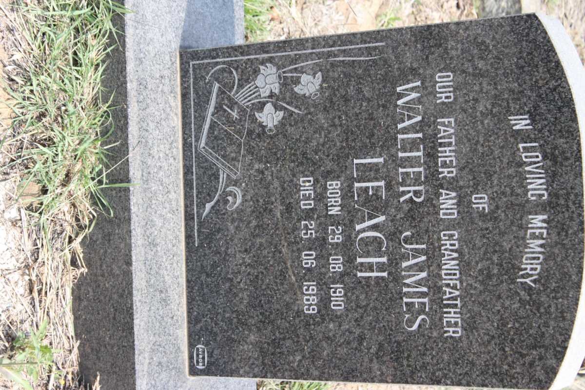 LEACH Walter James 1910-1989
