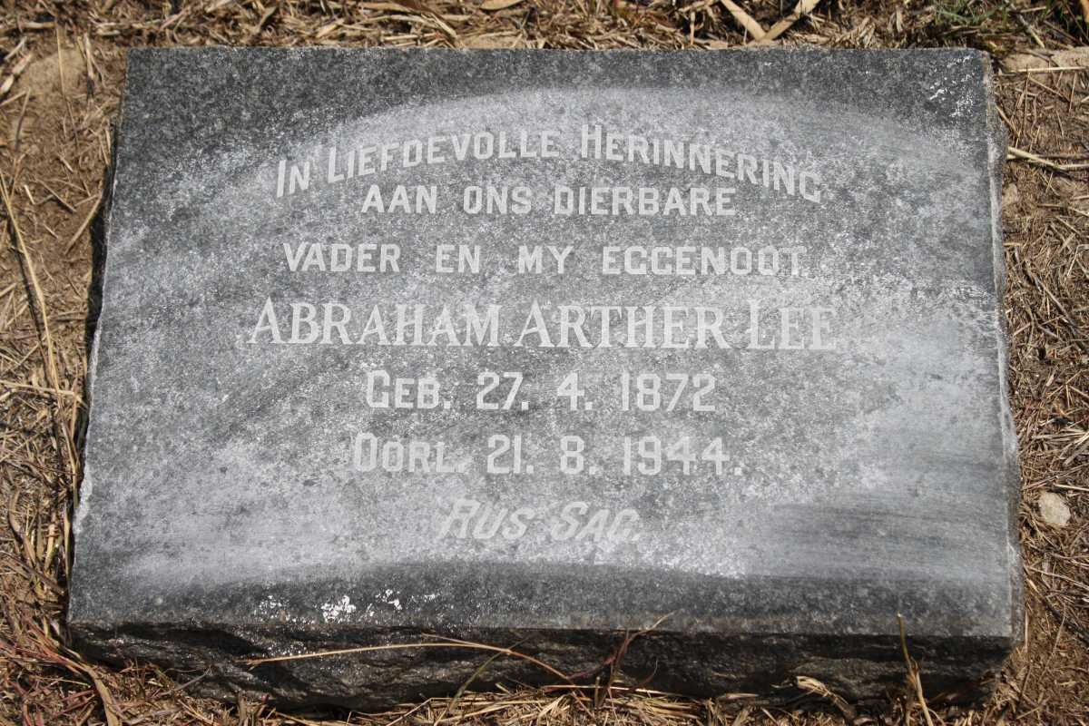 LEE Abraham Arther 1872-1944