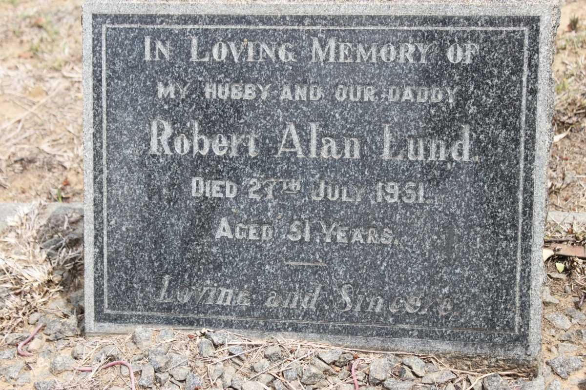 LUND Robert Alan -1951