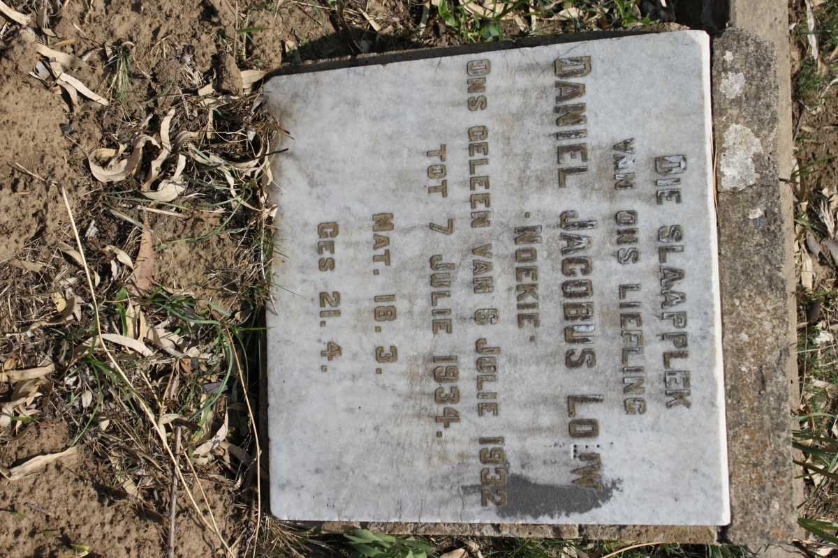 LOUW Daniel Jacobus 1932-1934