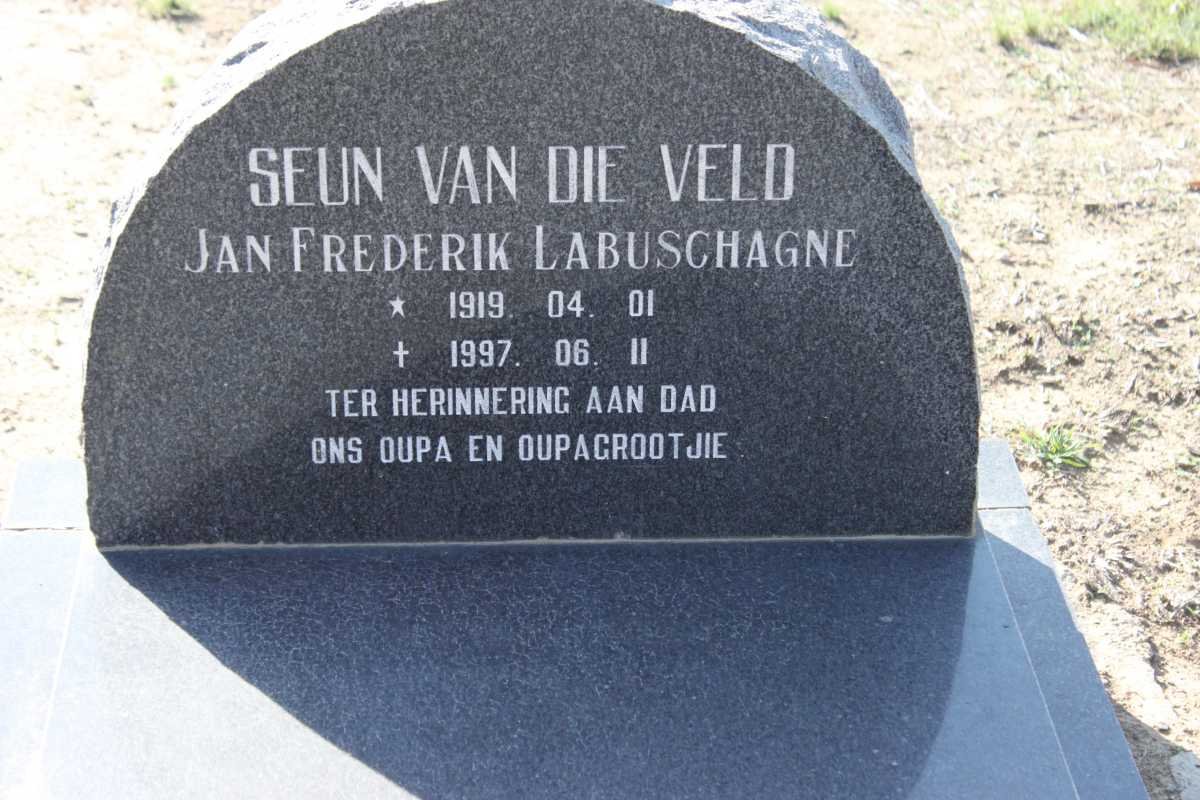 LABUSCHAGNE Jan Frederick 1919-1997