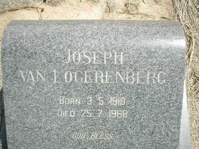 LOGERENBERG Joseph, van 1919-1966