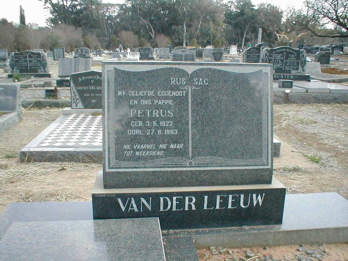 LEEUW Petrus, van der 1922-1963