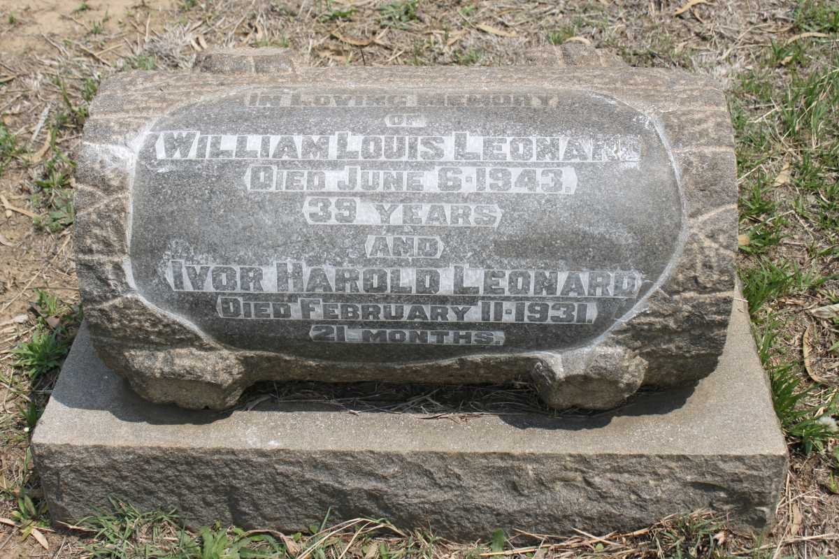 LEONARD William Louis -1943 :: LEONARD Ivor Harold -1931 