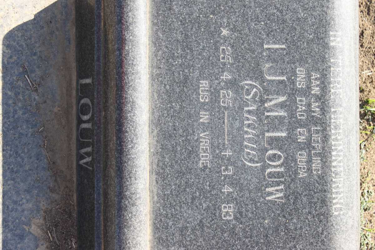 LOUW I.J.M. 1925-1983