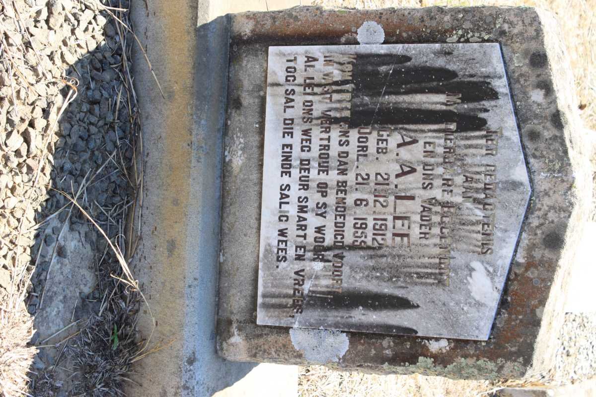 LEE A.A. 1912-1955