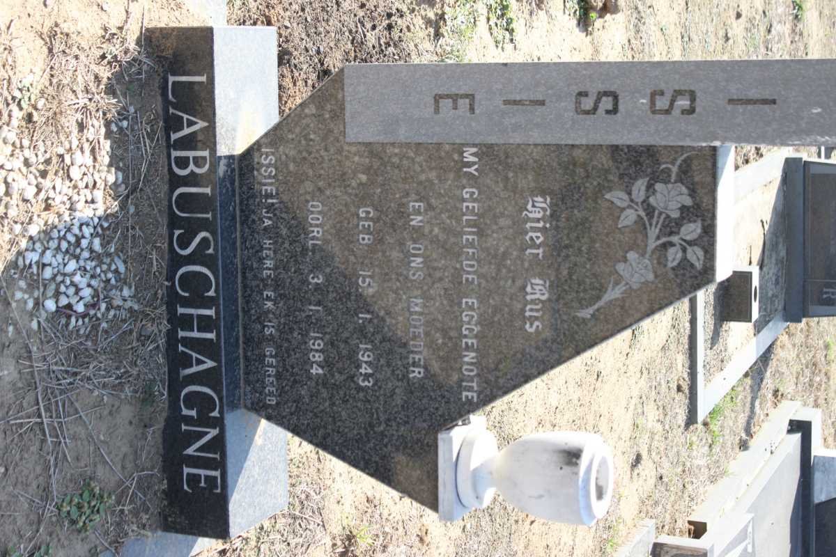 LABUSCHAGNE Issie 1943-1984