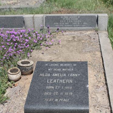LEATHERN Guy 1883-1959 &amp; Hilda Amelia Fanny 1888-1979