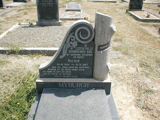 MYBURGH Nienie 1944-1987