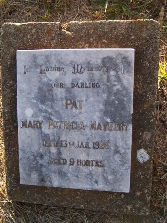 MAYBERY Mary Patricia -1926