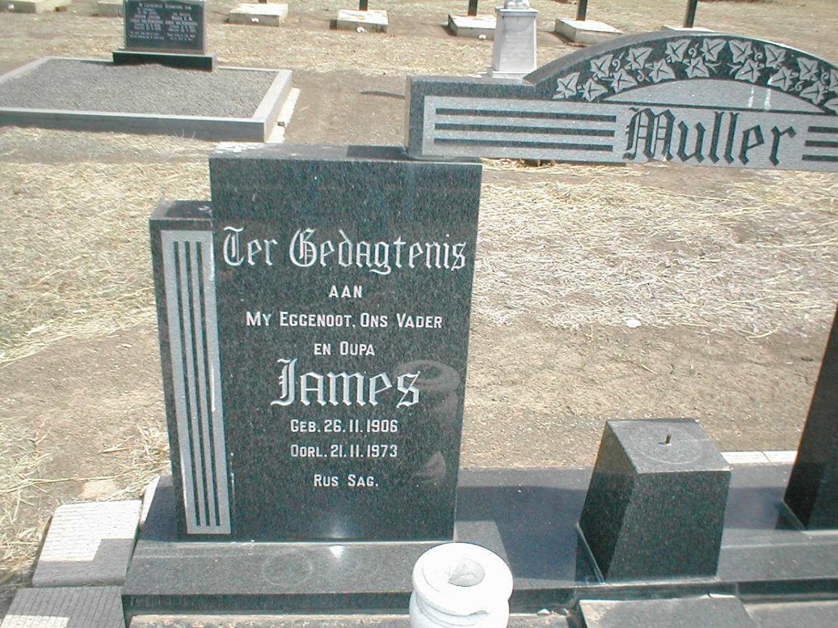 MULLER James 1906-1973