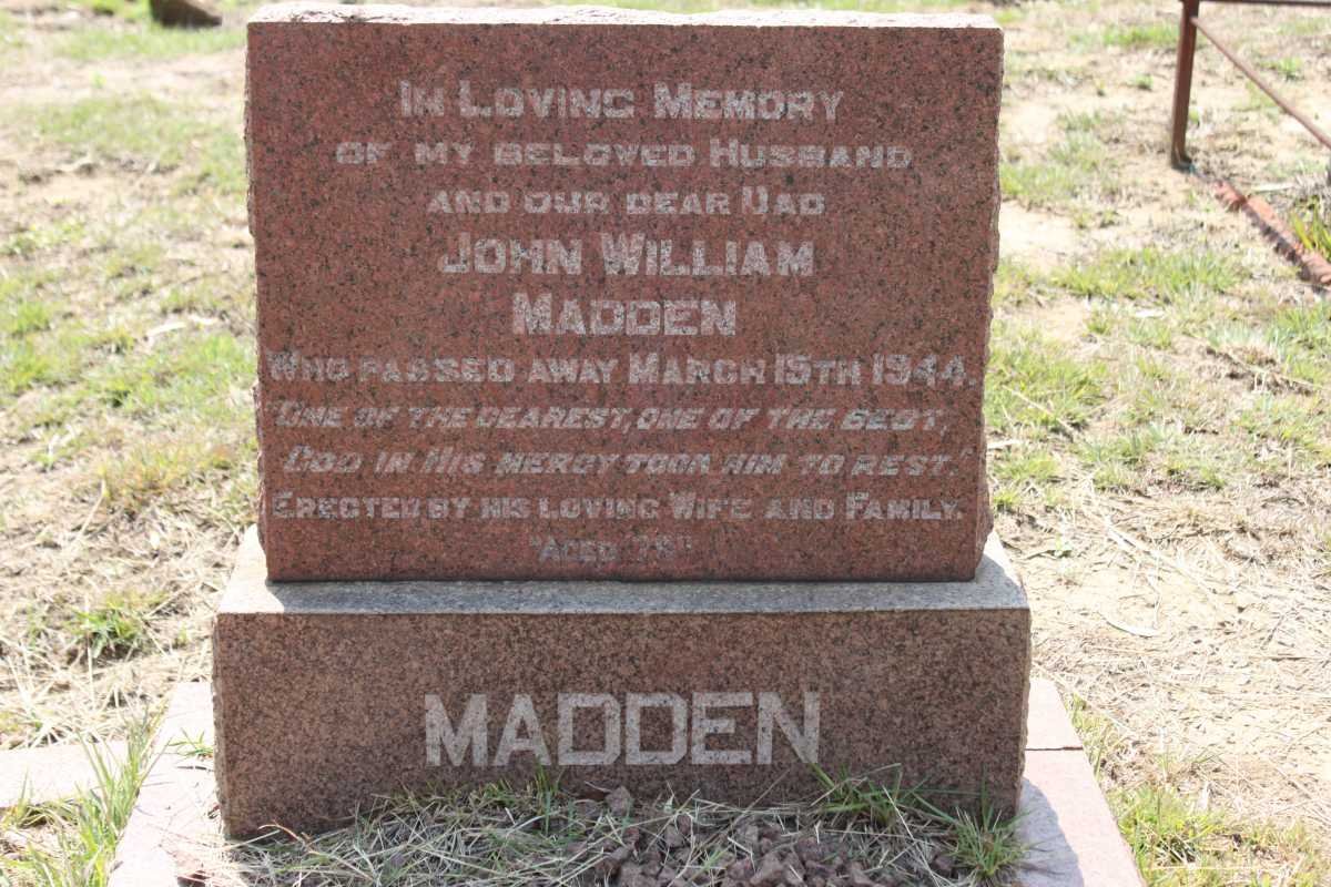 MADDEN John William -1944