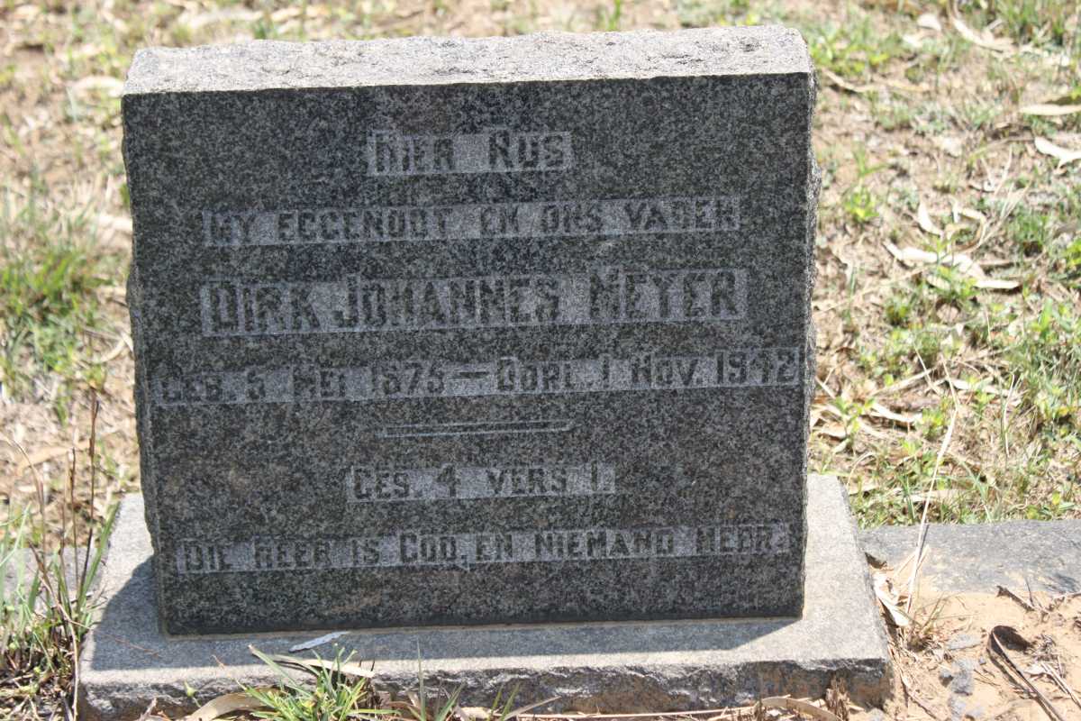 MEYER Dirk Johannes 1875-1942