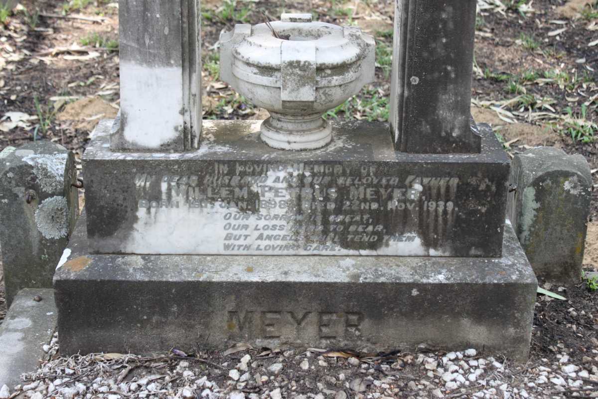 MEYER Willem Petrus 1898-1939