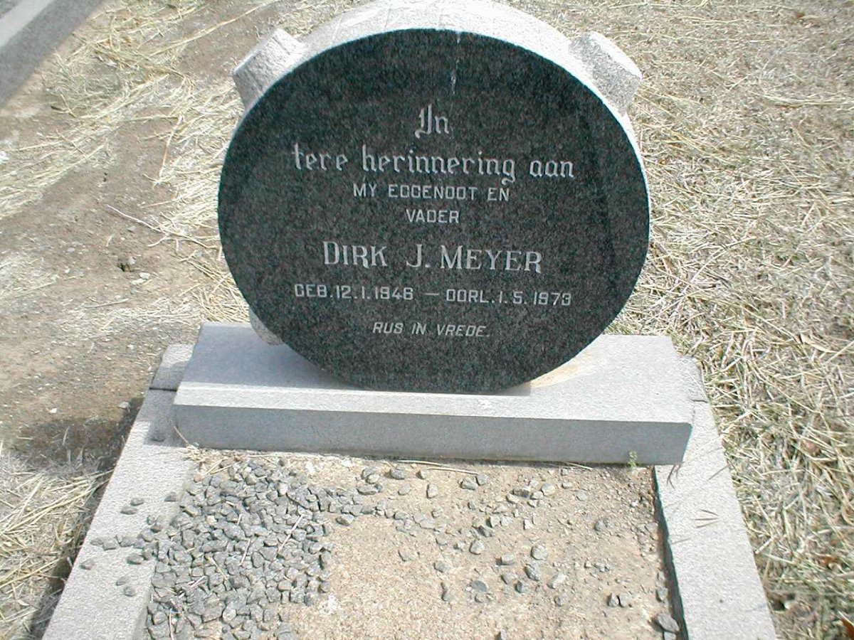 MEYER Dirk J. 1948-1973