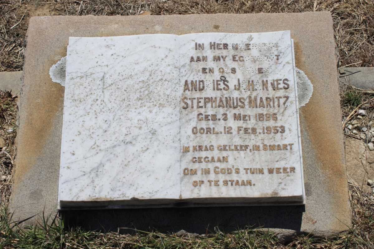 MARITZ Andries Johannes Stephanus 1896-1953