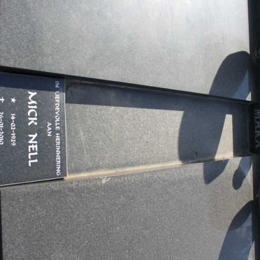 NELL Mick 1929-2010 :: MARX Stephanus Andries 1923-1975 &amp; Jeanetta Susanna 1925-2006