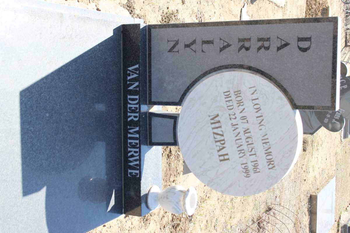 MERWE Darralyn, van der 1961-1999