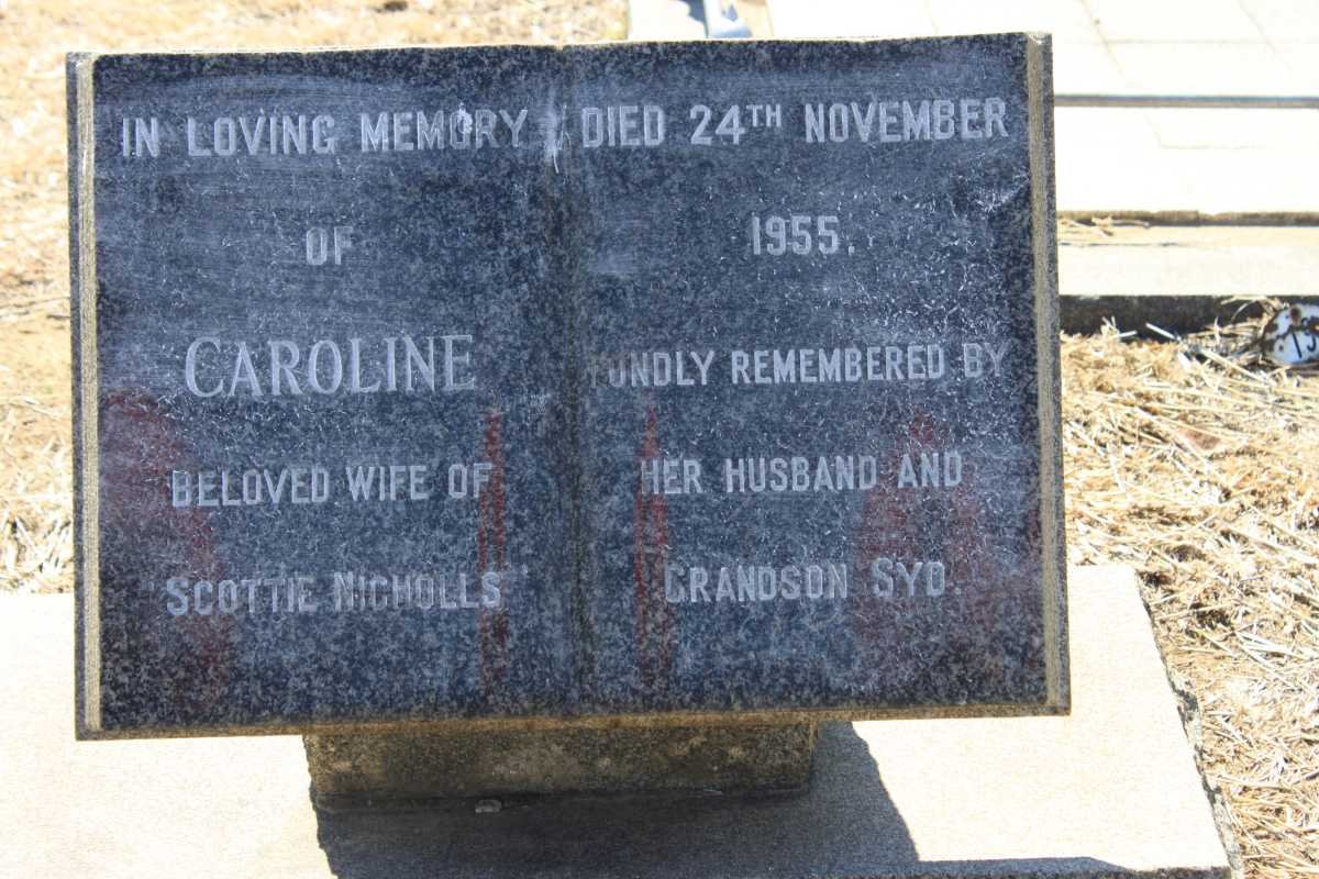 NICHOLLS Caroline -1955