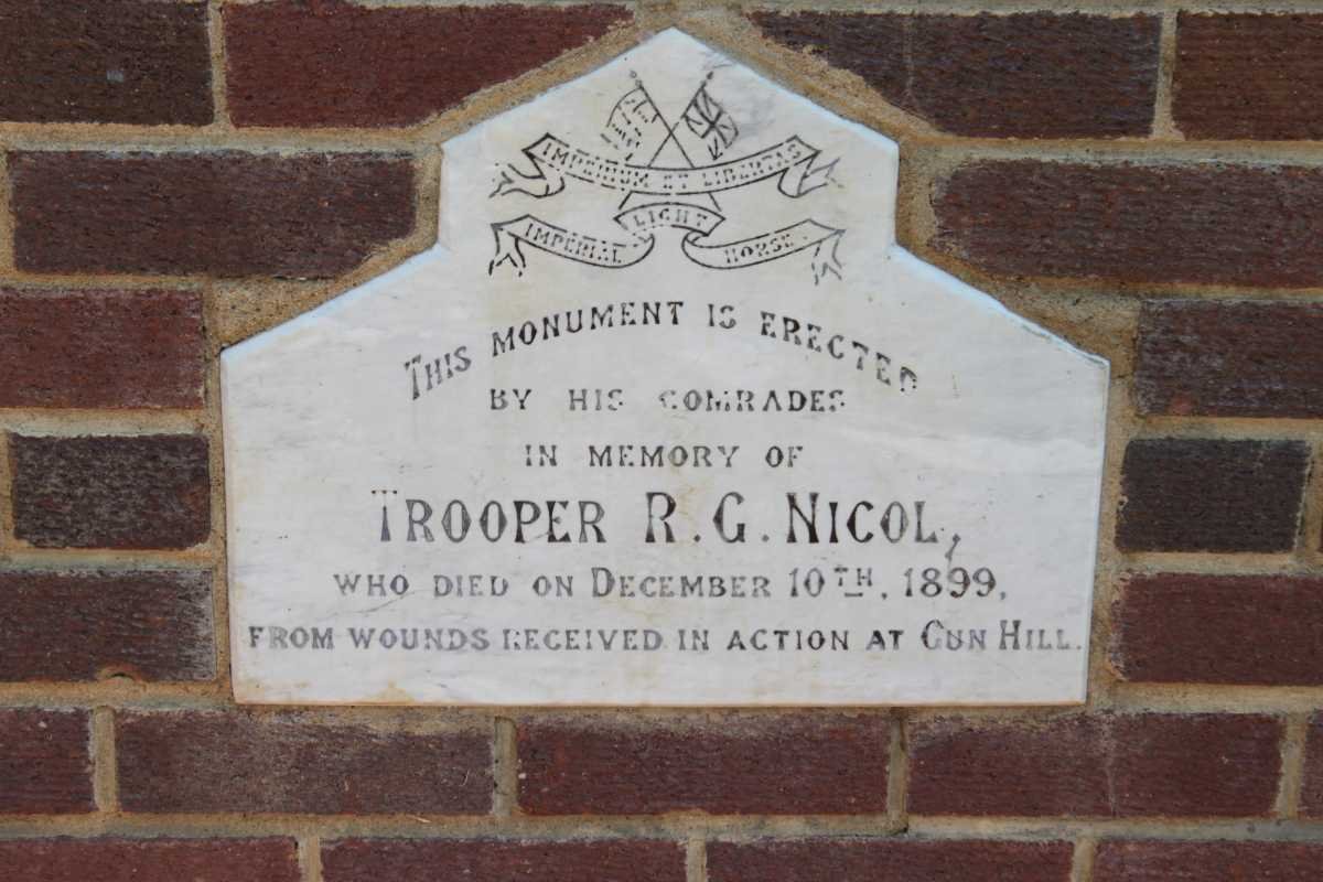 NICOL R.G. -1899