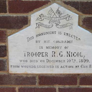 NICOL R.G. -1899