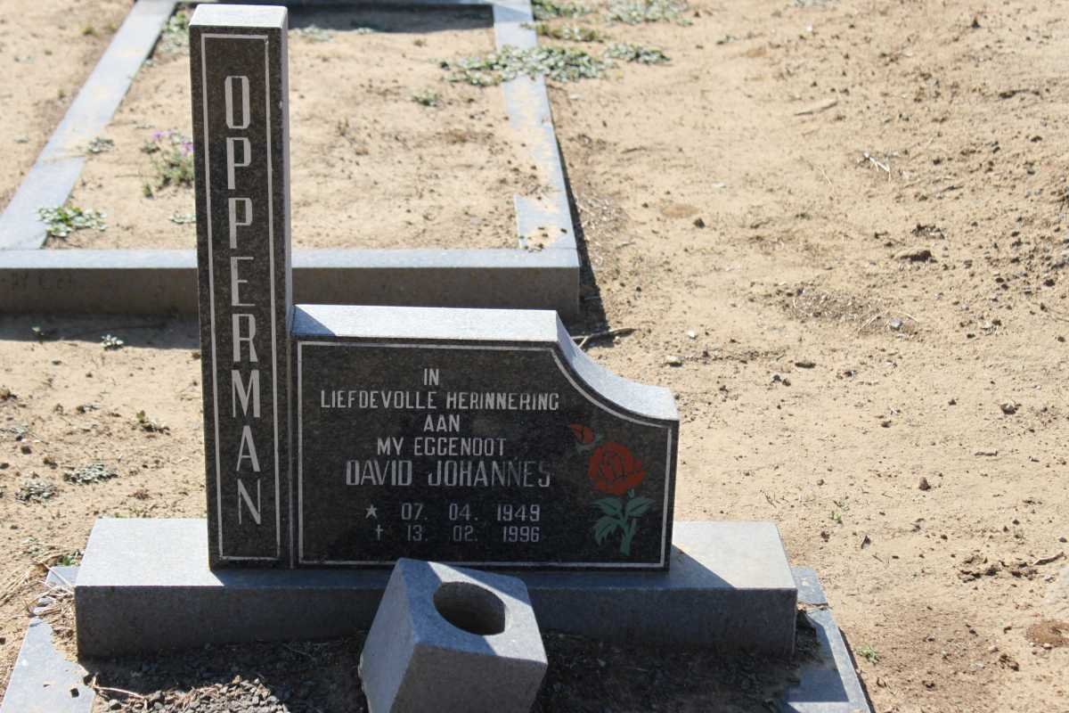 OPPERMAN David Johannes 1949-1996
