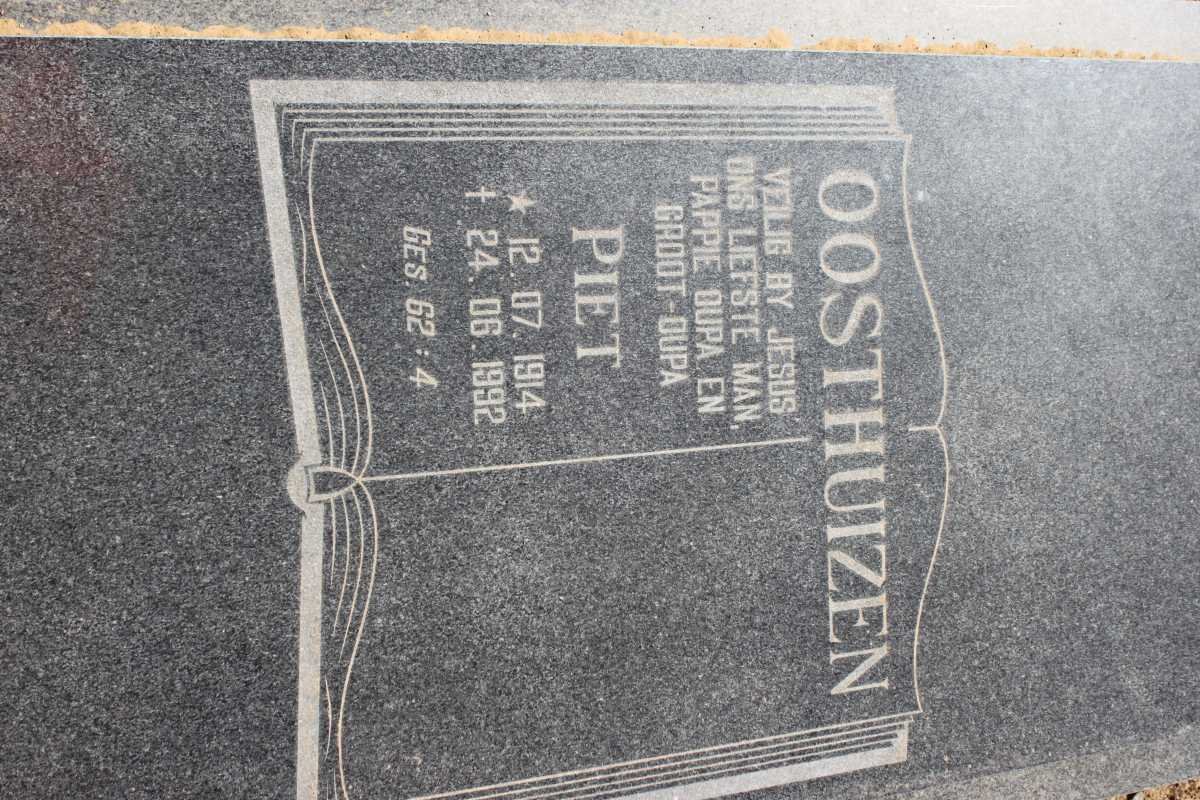 OOSTHUIZEN Piet 1914-1992