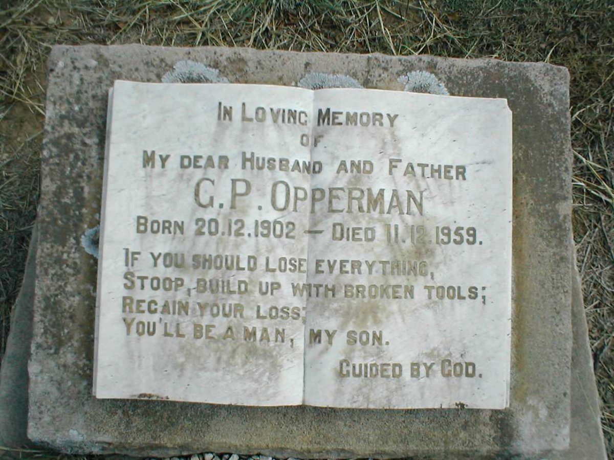 OPPERMAN G.P. 1902-1959