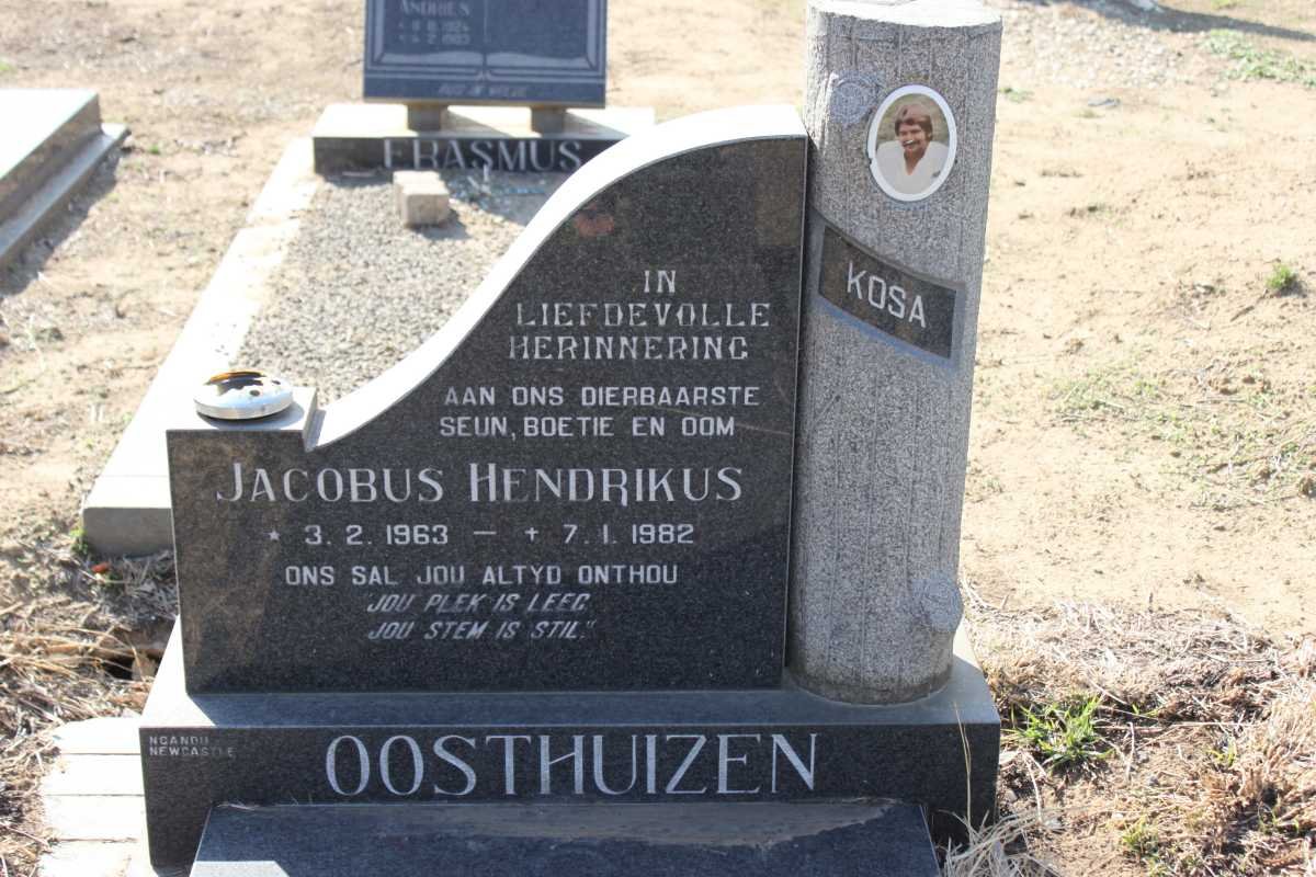 OOSTHUIZEN Jacobus Hendrikus 1963-1982