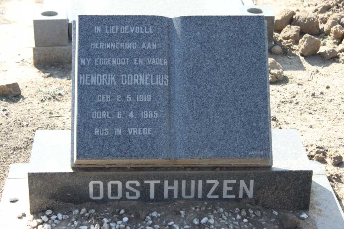 OOSTHUIZEN Hendrik Cornelius 1919-1985