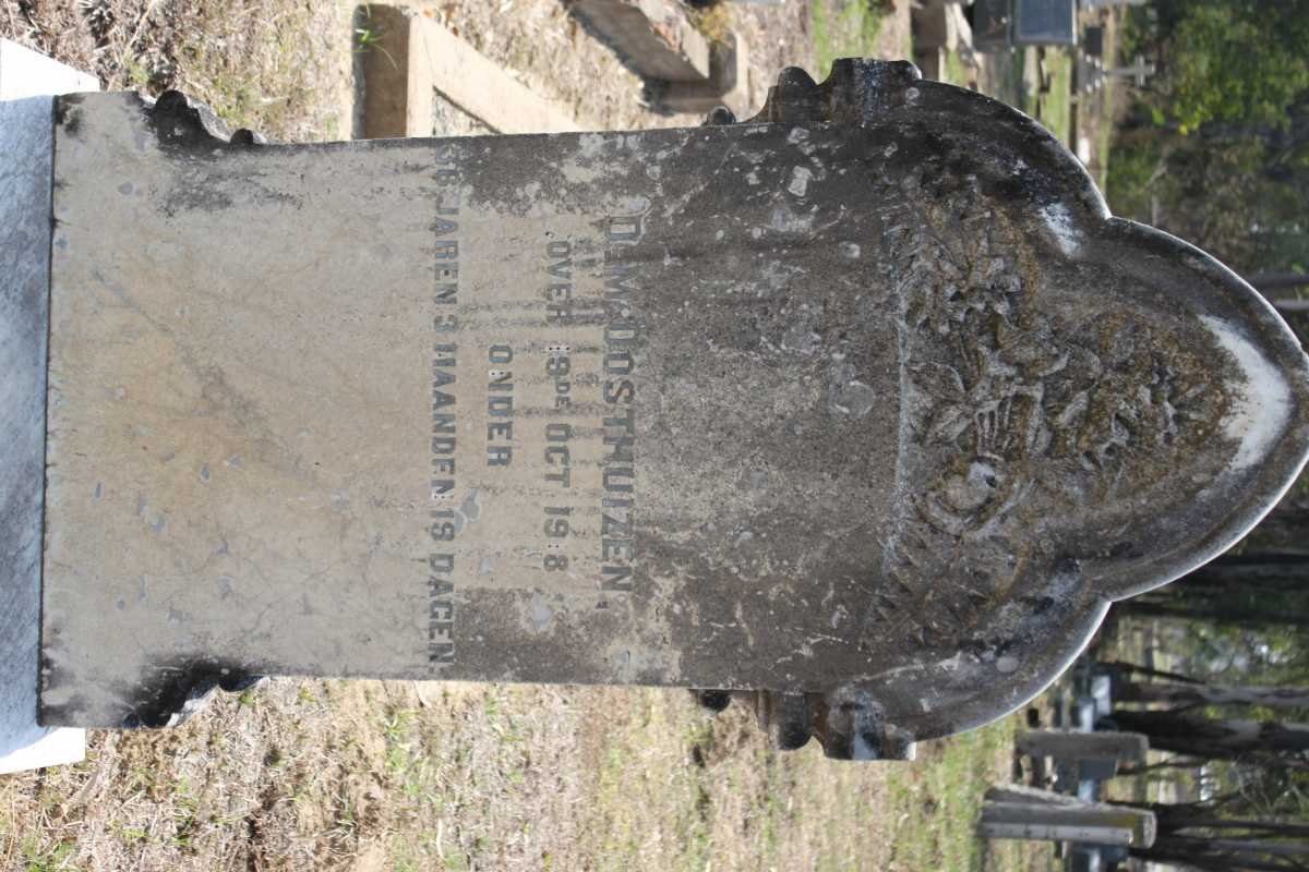 OOSTHUIZEN D.M. -1918