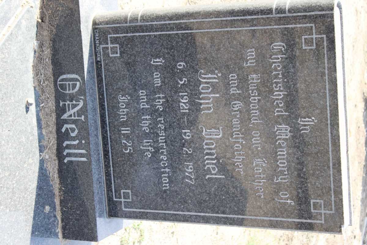O'NEILL John Daniel 1921-1977