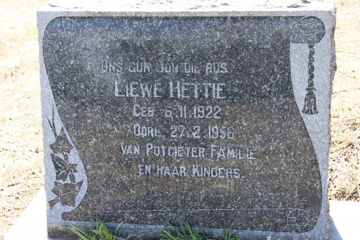 POTGIETER Hettie 1922-1956