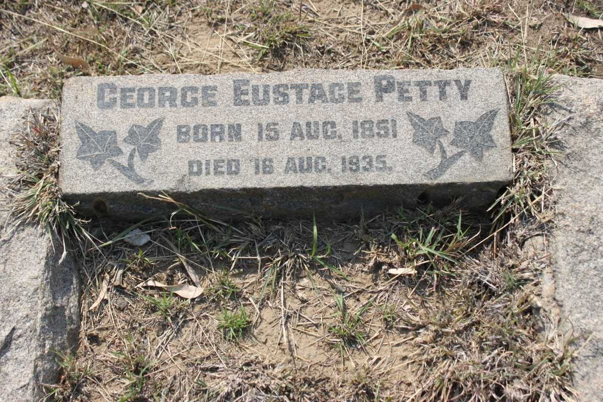 PETTY George Eustace 1851-1935