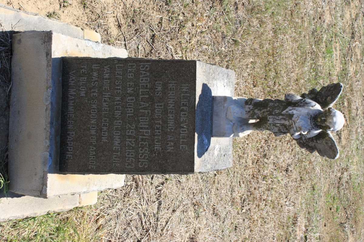 PLESSIS Isabella F., du 1953-1953