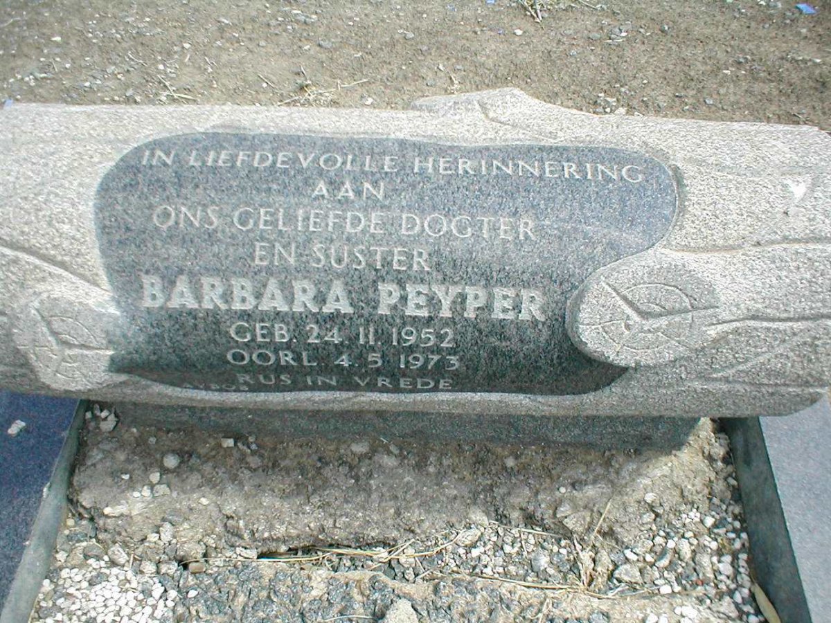 PEYPER Barbara 1952-1973