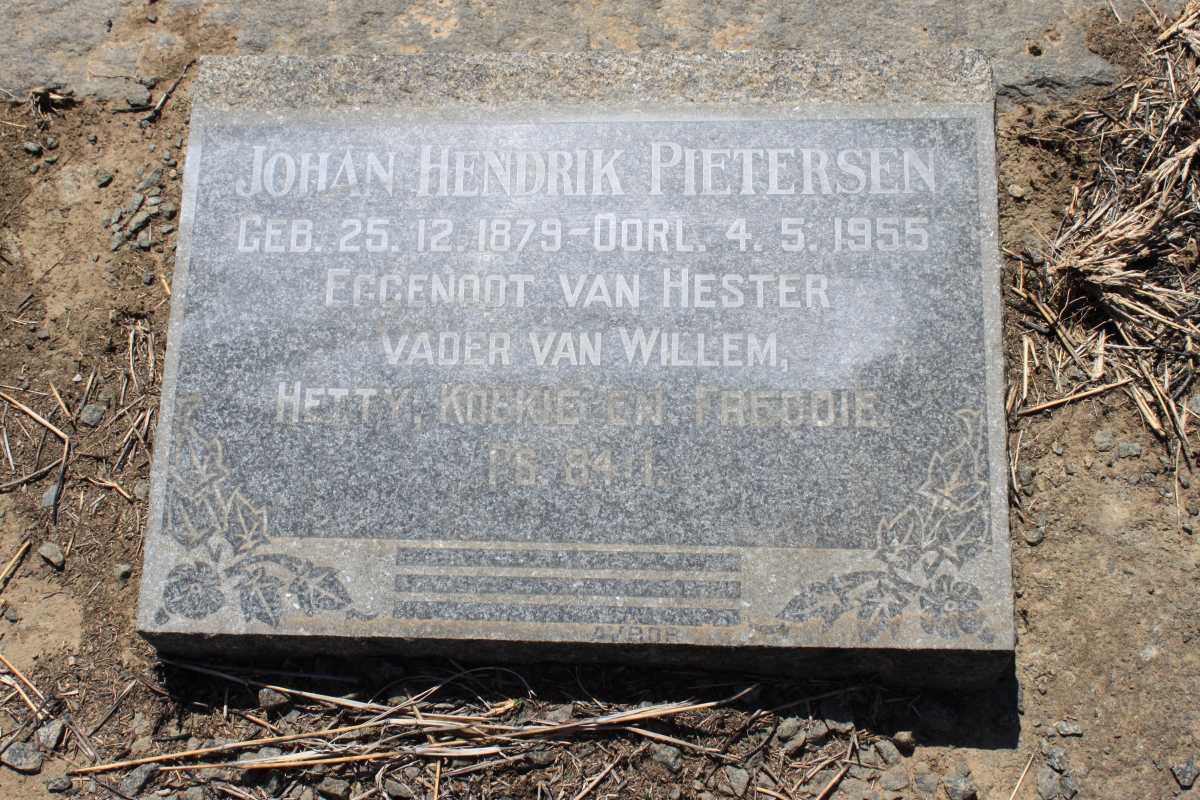 PIETERSEN Johan Hendrik 1879-1955