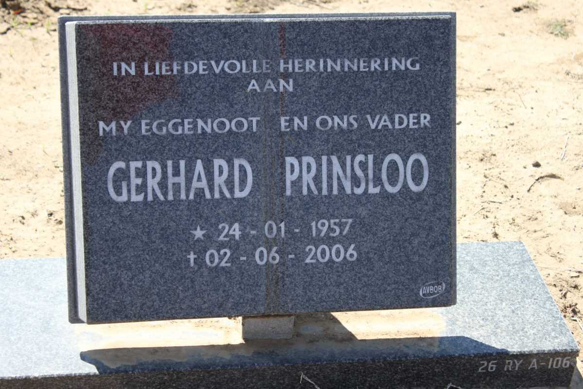 PRINSLOO Gerhard 1957-2006