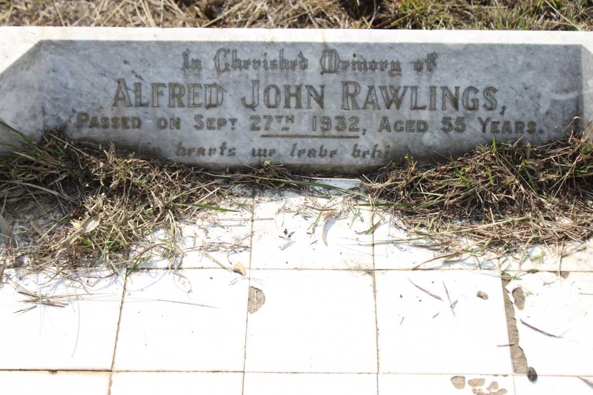 RAWLINGS Alfred John -1932