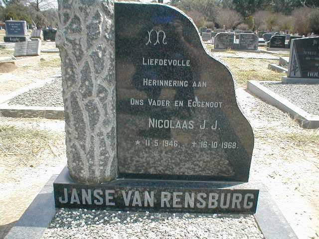 RENSBURG Nicolaas J.J., Janse van 1946-1968