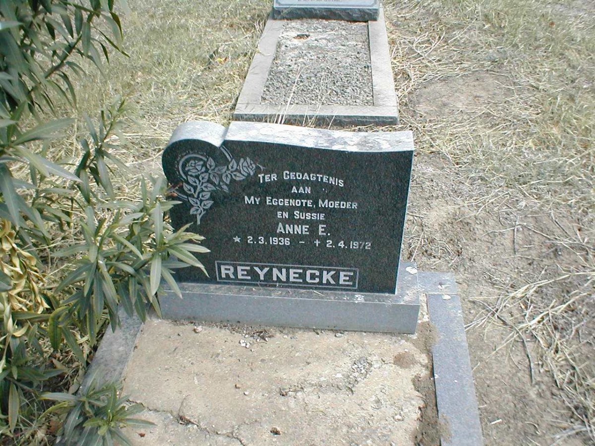 REYNECKE Anne E. 1936-1972