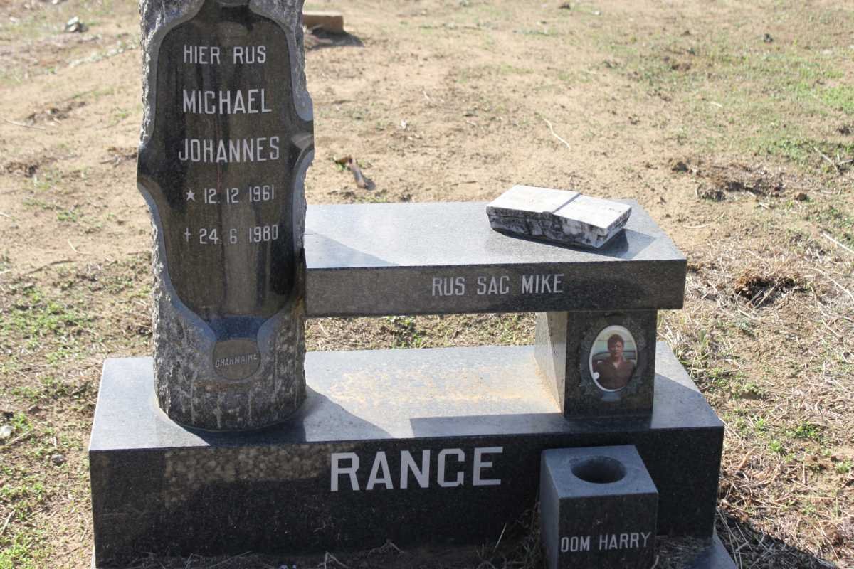 RANGE Michael Johannes 1961-1980