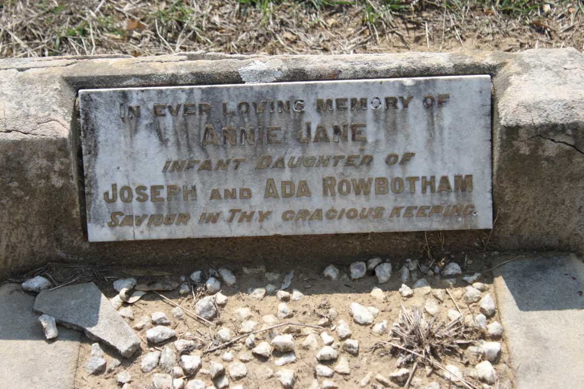 ROWBOTHAM Annie Jane