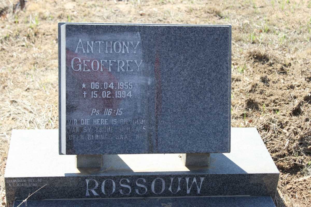 ROSSOUW Anthony Geoffrey 1955-1994